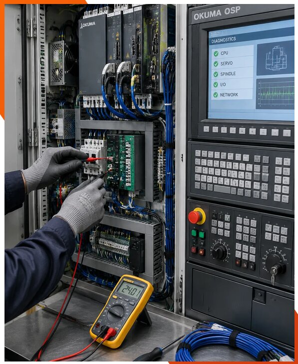 Ремонт систем ЧПУ Okuma OSP в Ульяновске