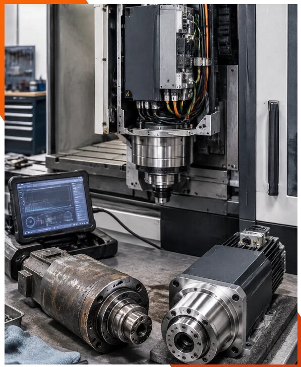 Модернизация шпиндельных приводов станков в Ульяновске